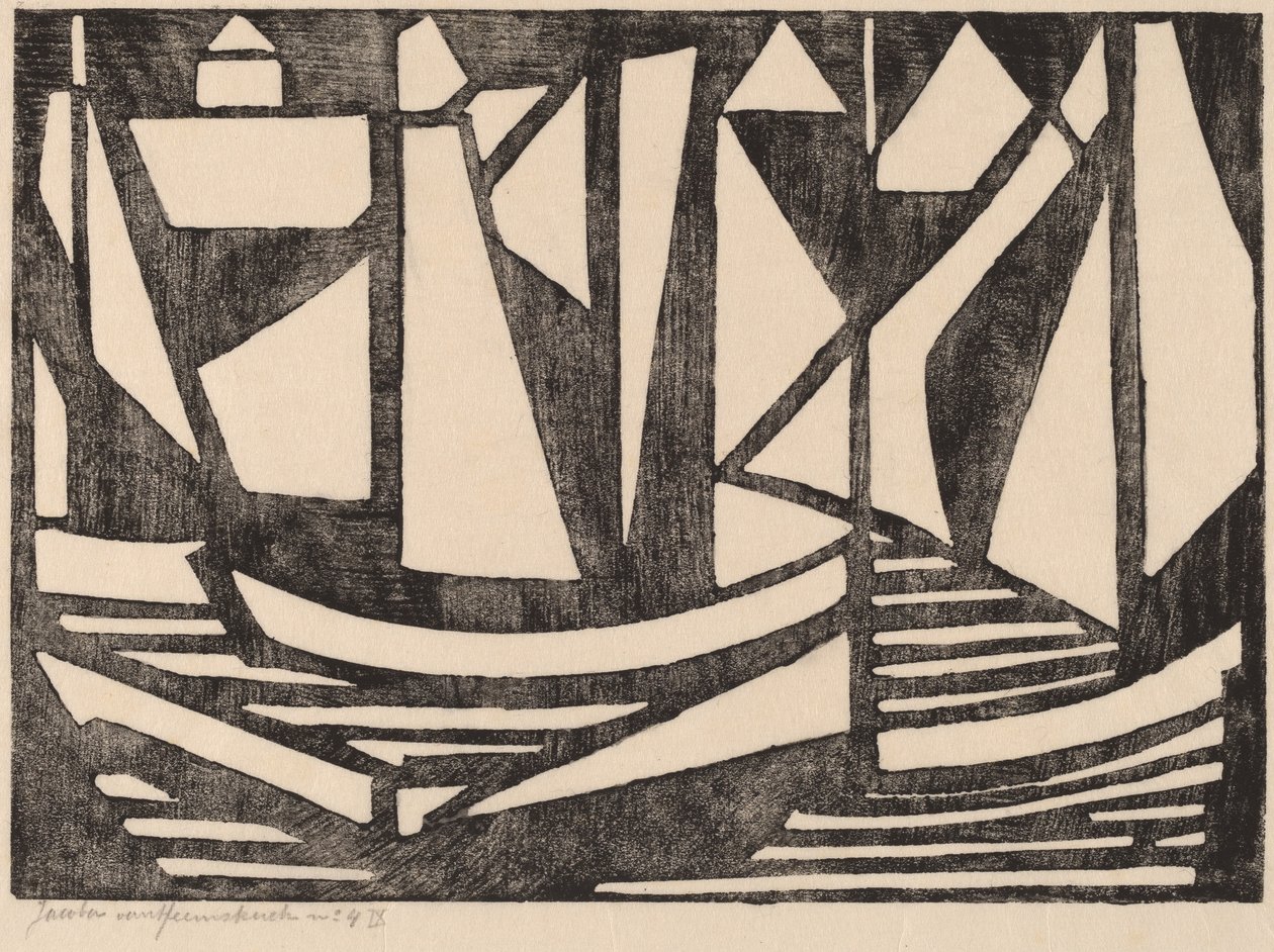 Barcos, 1915. de Jacoba van Heemskerck van Beest