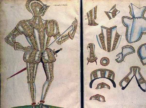 Terno de armadura para o conde de Sussex, 1589 de Jacobe Halder