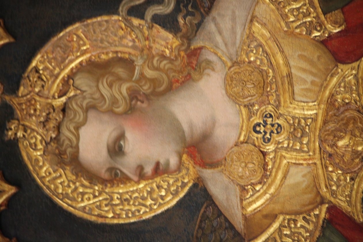 Justiça entre os Arcanjos Miguel e Gabriel de Jacobello del Fiore  