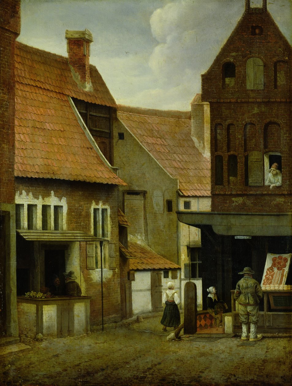 Cena de rua de Jacobus Vrel or Frel