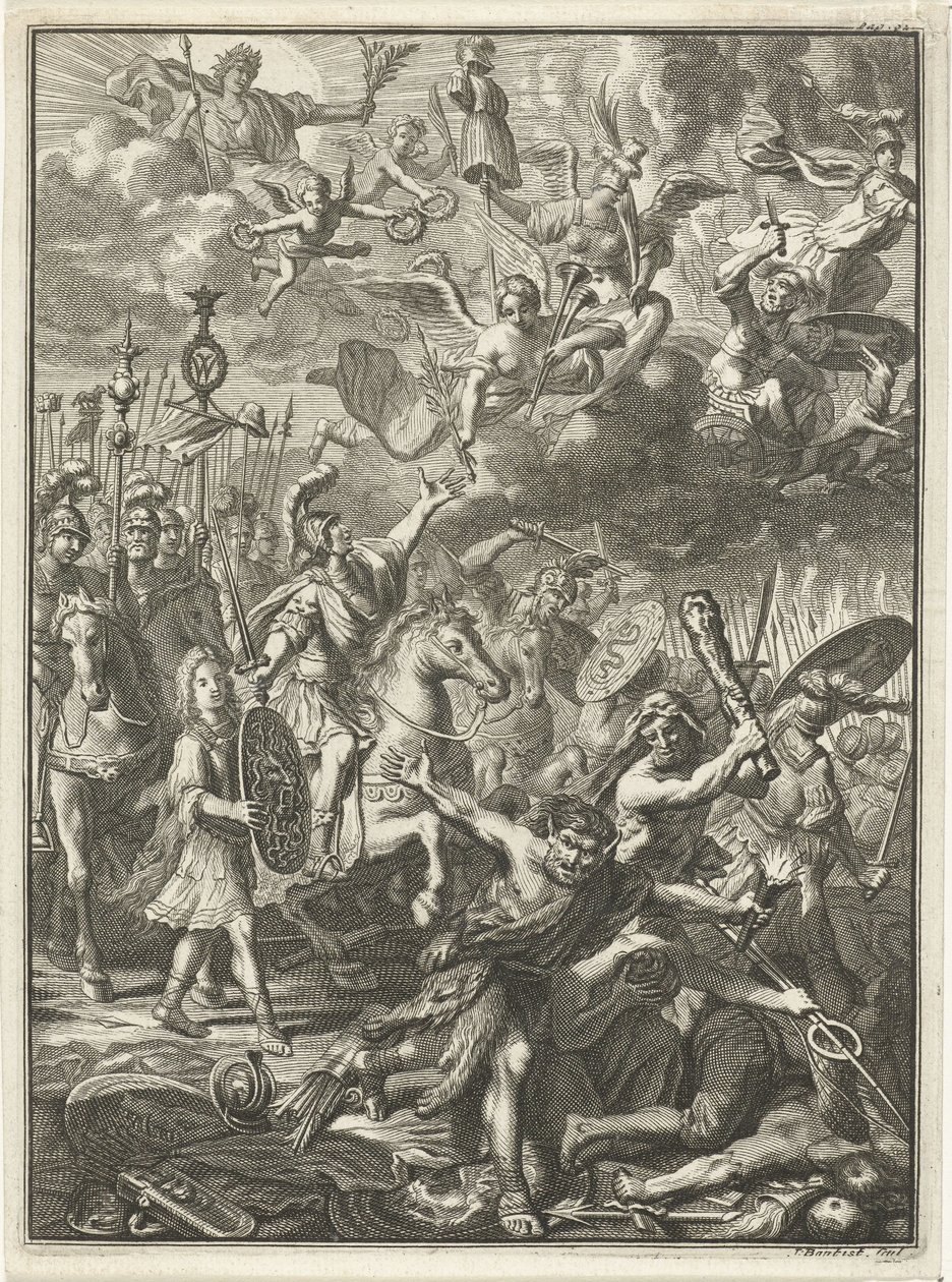 O exército de William III derrota os inimigos de Jacobus Baptist