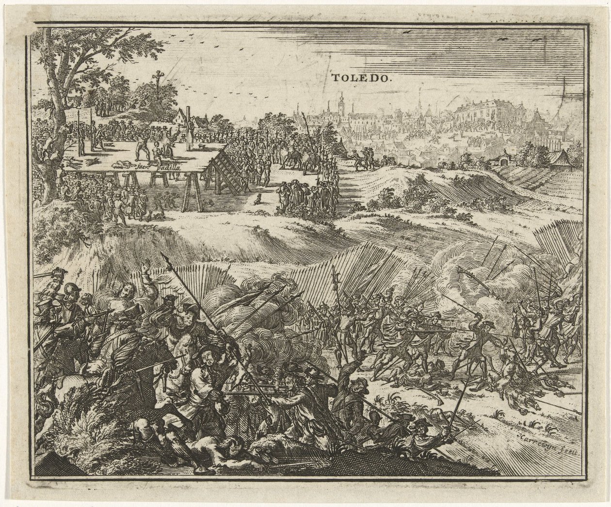 Batalha em Toledo Revolta das comunidades de Jacobus Harrewijn
