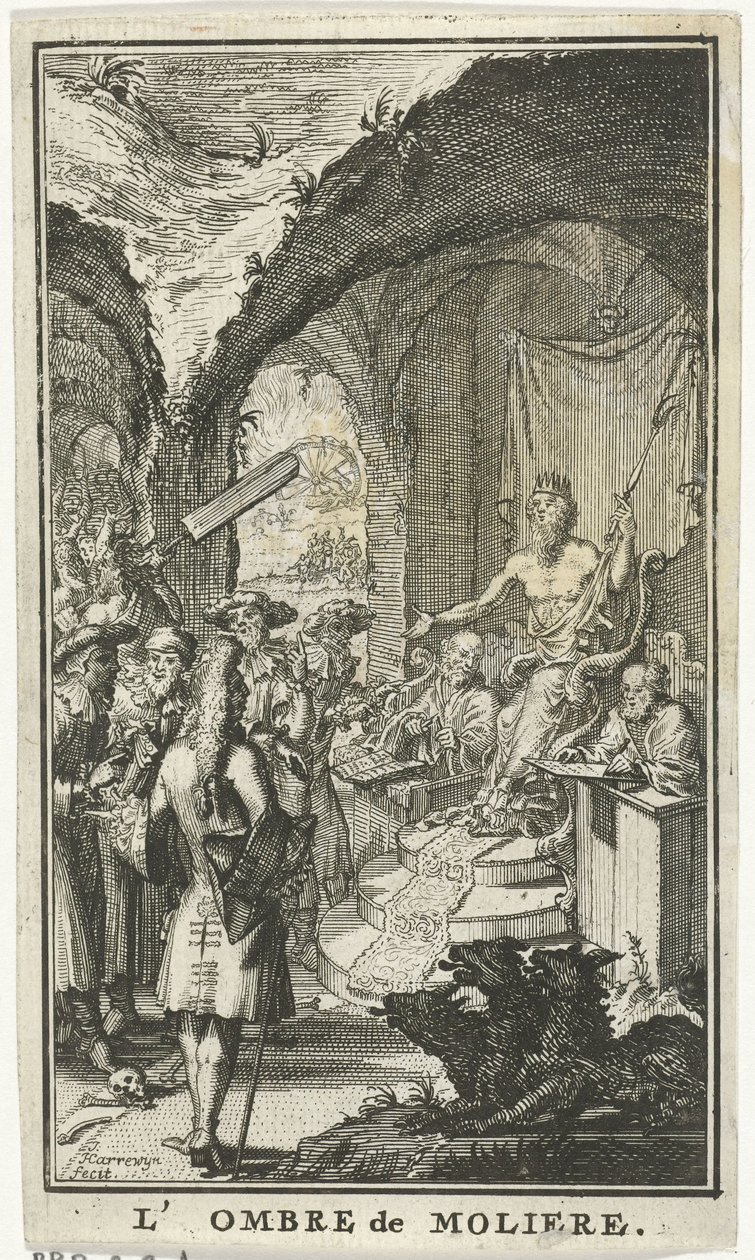 Molière perante os juízes de Plutão L