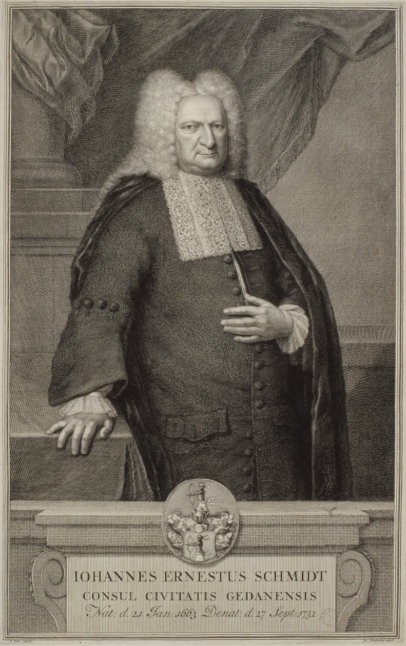 Johann Ernst Schmidt, c.1732 de Jacobus Houbracken
