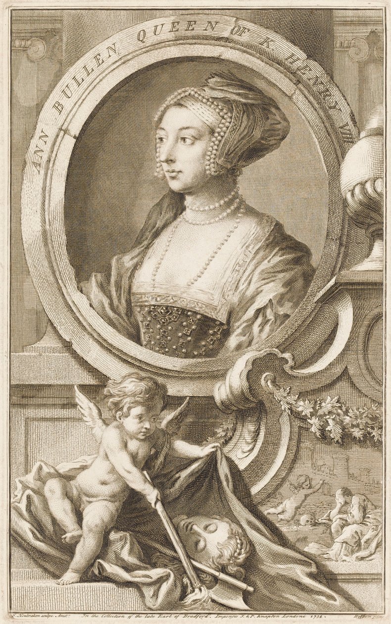 Ana Bolena (n. 1536) de Jacobus Houbraken