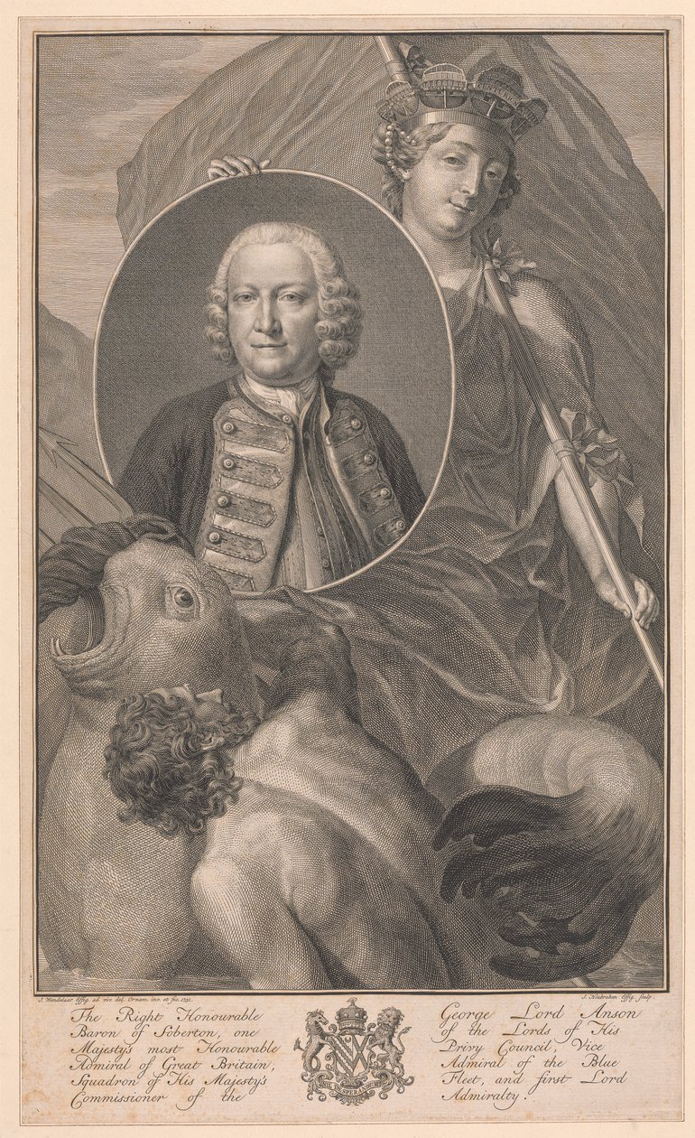 George Lord Anson de Jacobus Houbraken