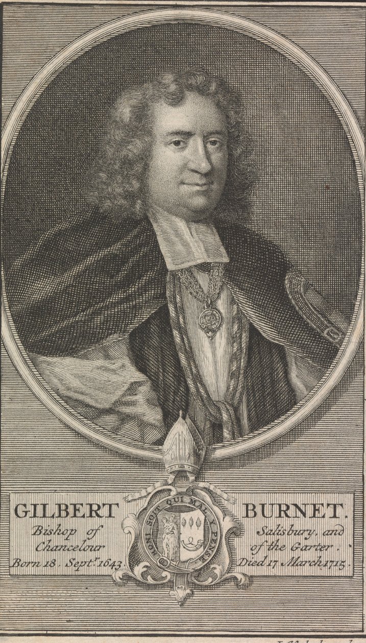 Gilbert Burnet, bispo de Salisbury de Jacobus Houbraken