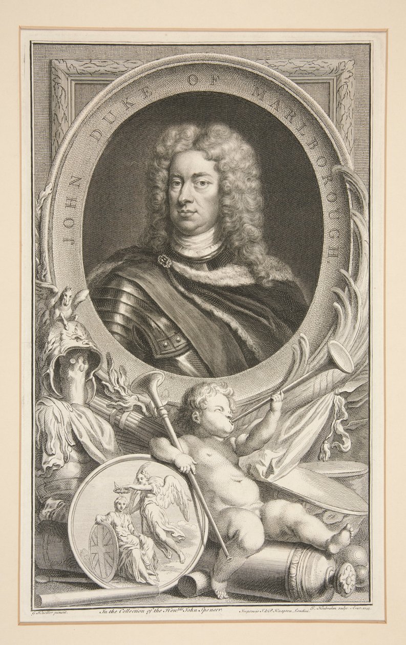 John, Duque de Marlborough de Jacobus Houbraken