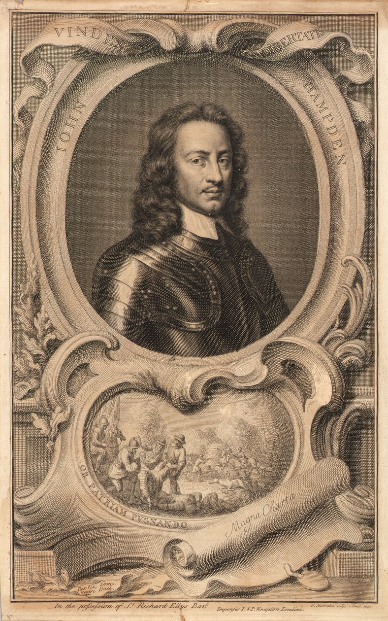 John Hampden de Jacobus Houbraken