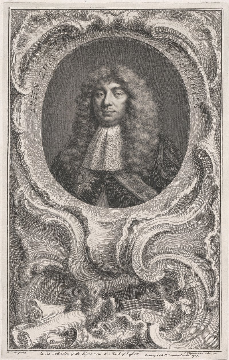 John Maitland, duque de Lauderdale de Jacobus Houbraken
