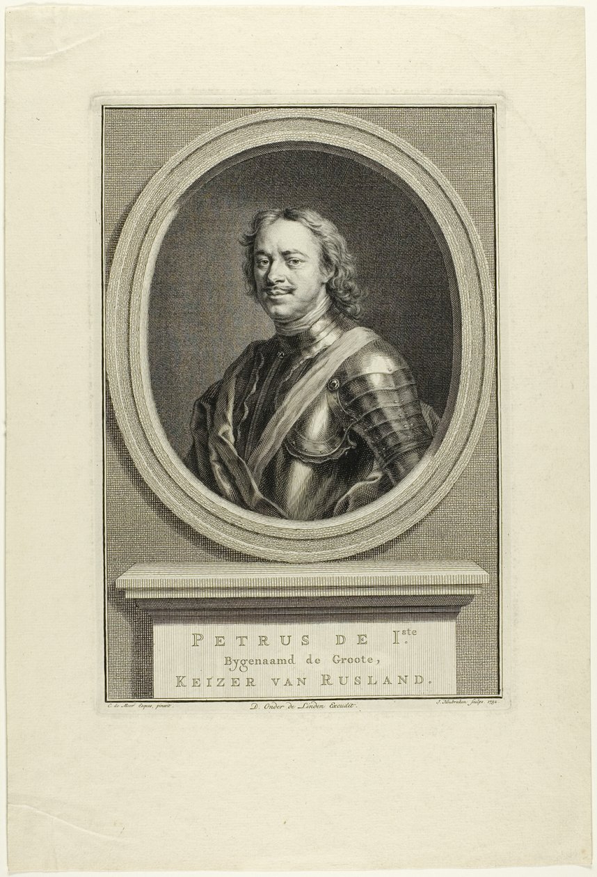 Pedro I da Rússia de Jacobus Houbraken