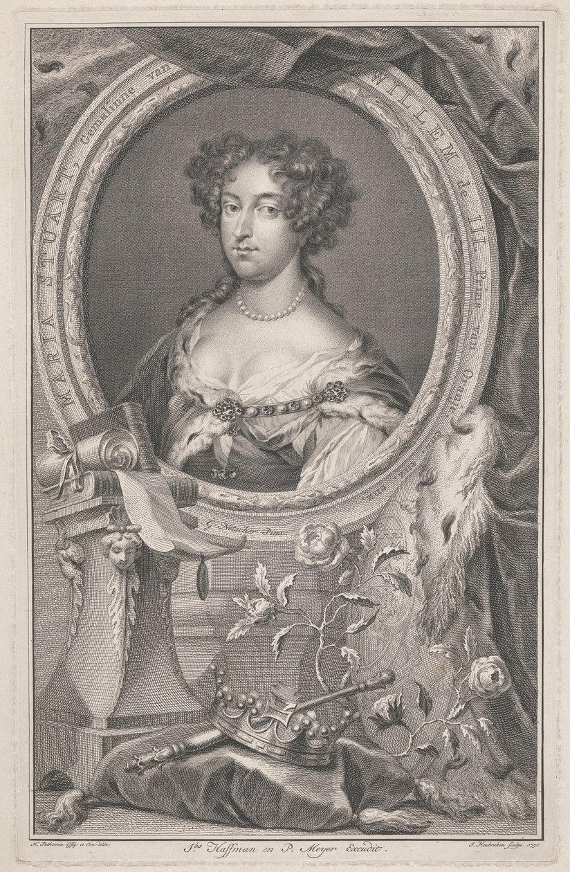 Queen Mary II de Jacobus Houbraken