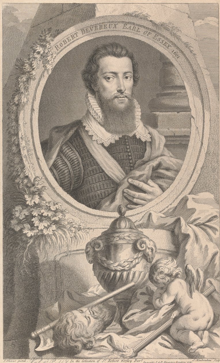 Robert Devareux, 2º Conde de Essex de Jacobus Houbraken