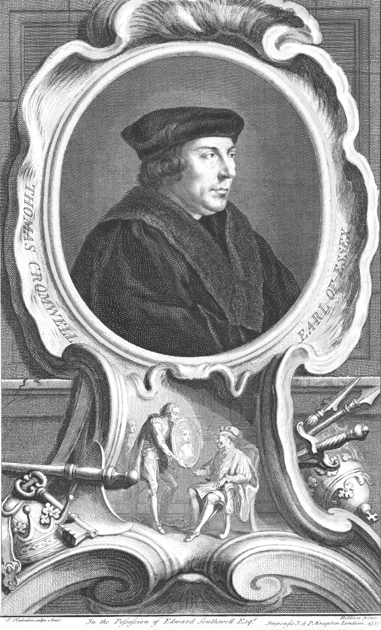 Thomas Cromwell, Conde de Essex, 1739 de Jacobus Houbraken