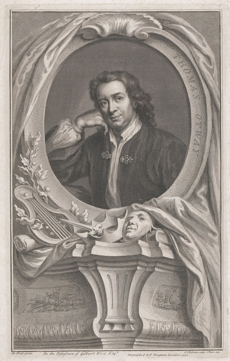 Thomas Otway de Jacobus Houbraken