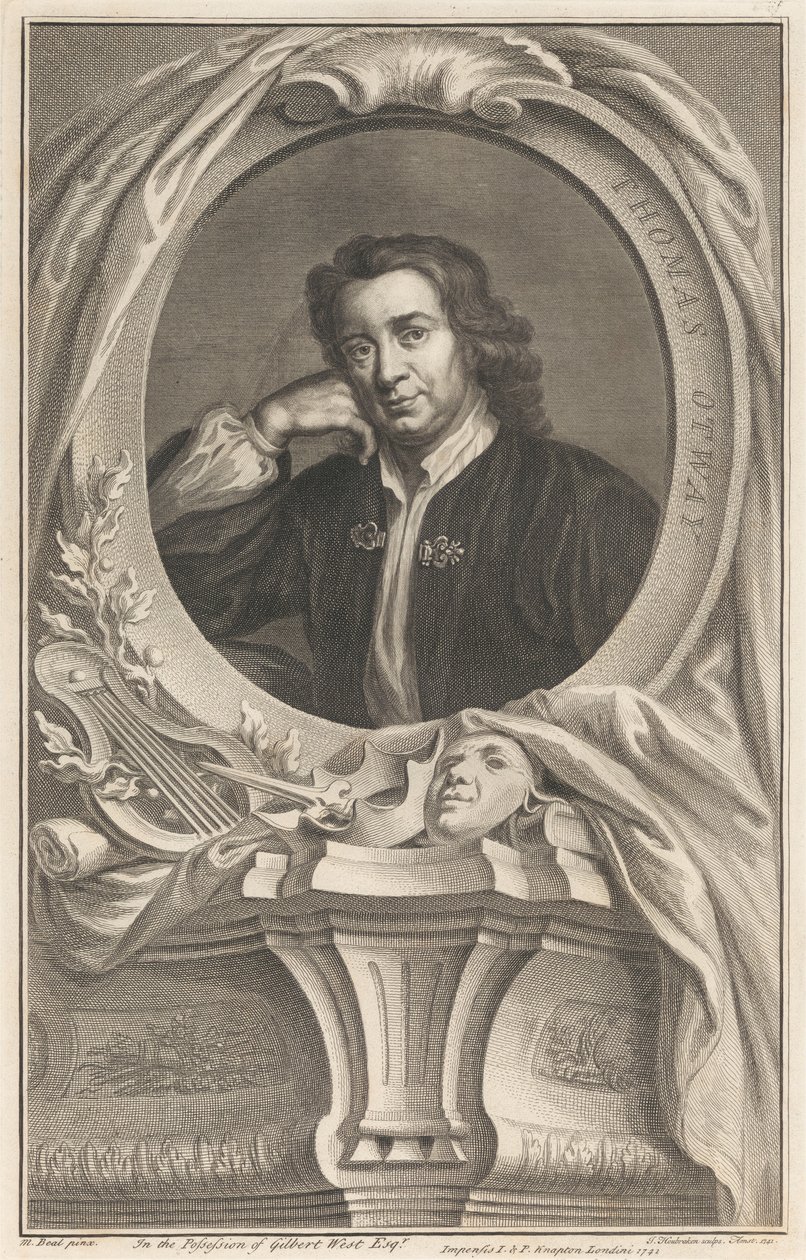 Thomas Otway de Jacobus Houbraken
