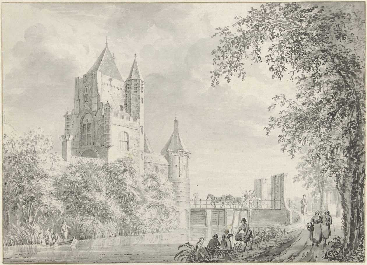 Portão da cidade de Jacobus Kops (attributed to)