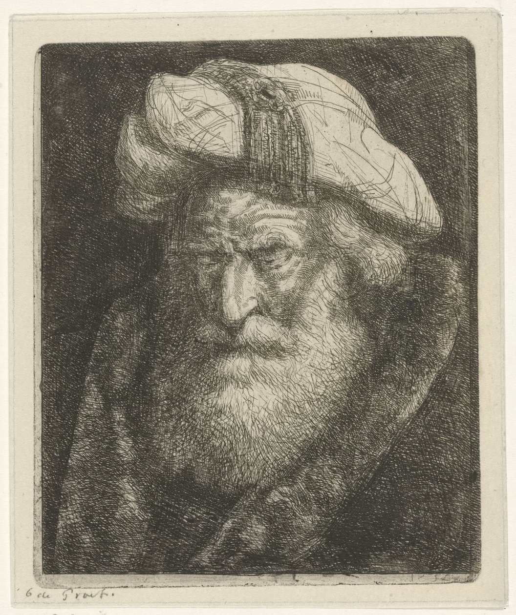 Velho com barba de Jacobus Ludovicus Cornet