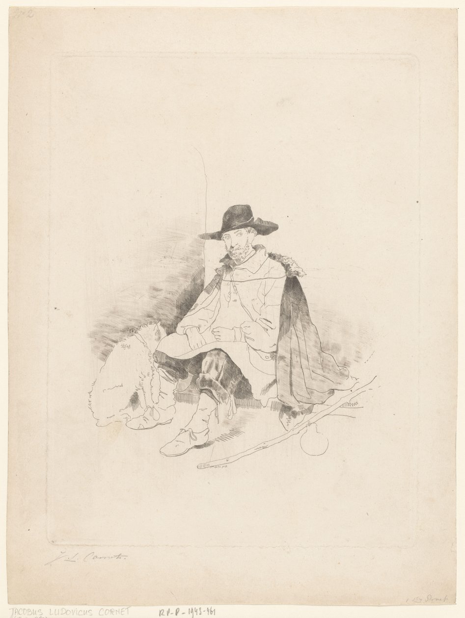 Viajante em repouso de Jacobus Ludovicus Cornet