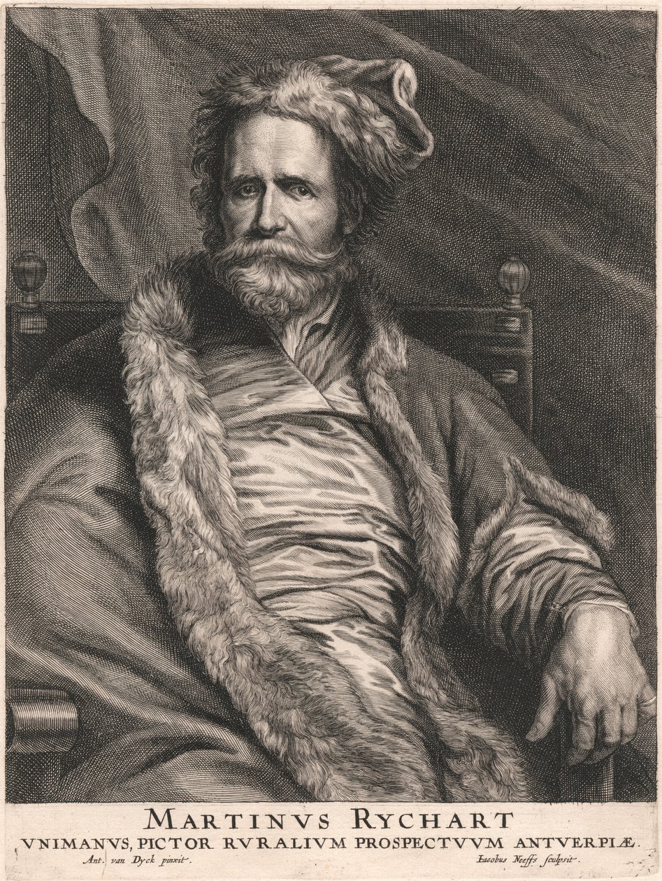Martinus Rychart, Unimanus, Pictor Ruralium Prospectuum Antuerpiæ de Jacobus Neeffs
