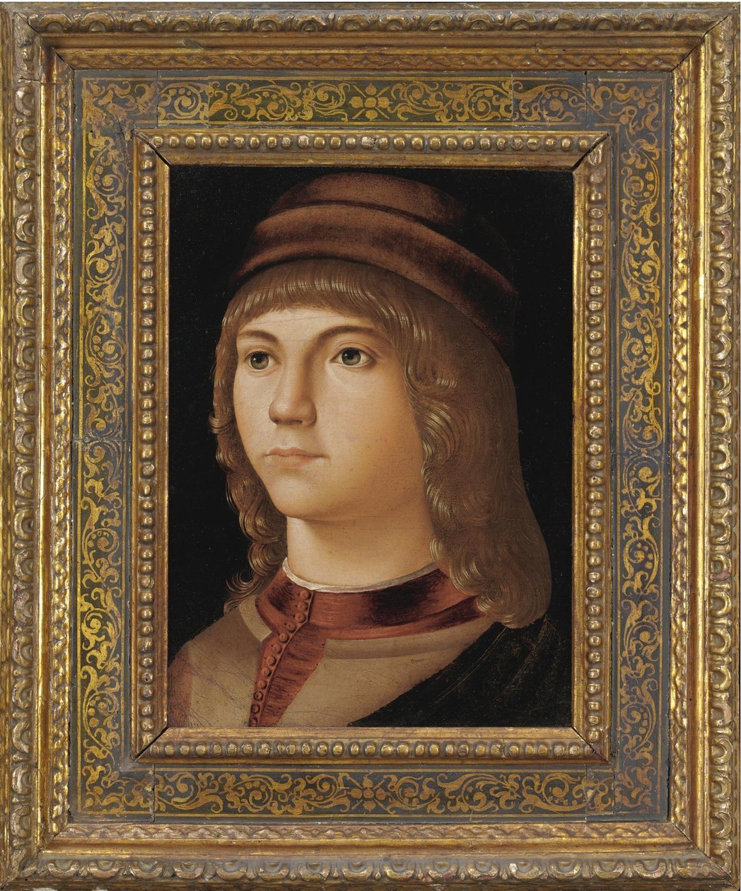 Retrato de um jovem de Jacometto Veneziano