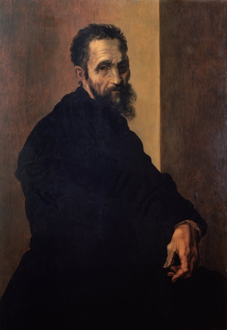 Retrato de Michelangelo, c.1535 de Jacopino del Conte