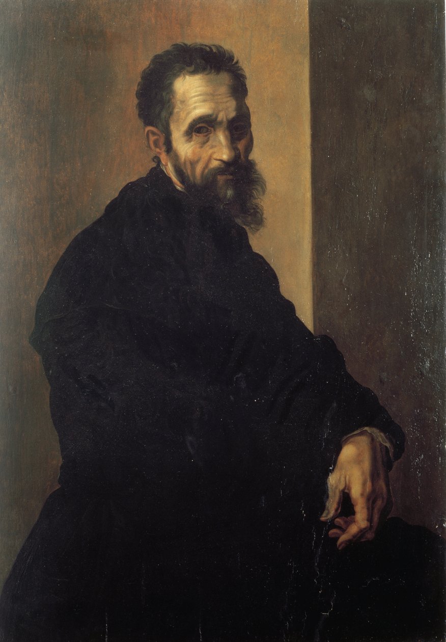 Retrato de Miguel Ângelo Buonarroti este Miguel Ângelo ou Michel Ange de Jacopino del Conte
