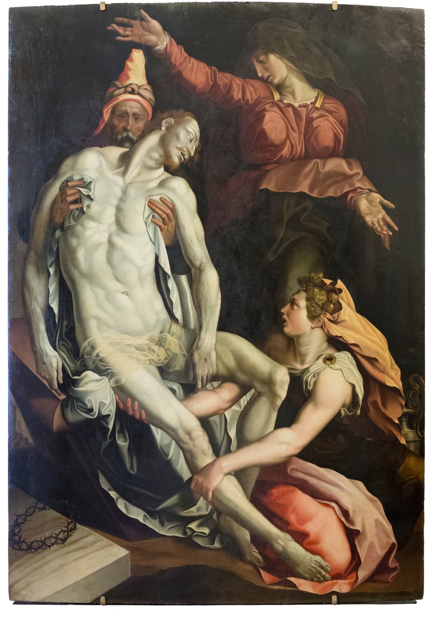 O sepultamento de Cristo de Jacopino del Conte