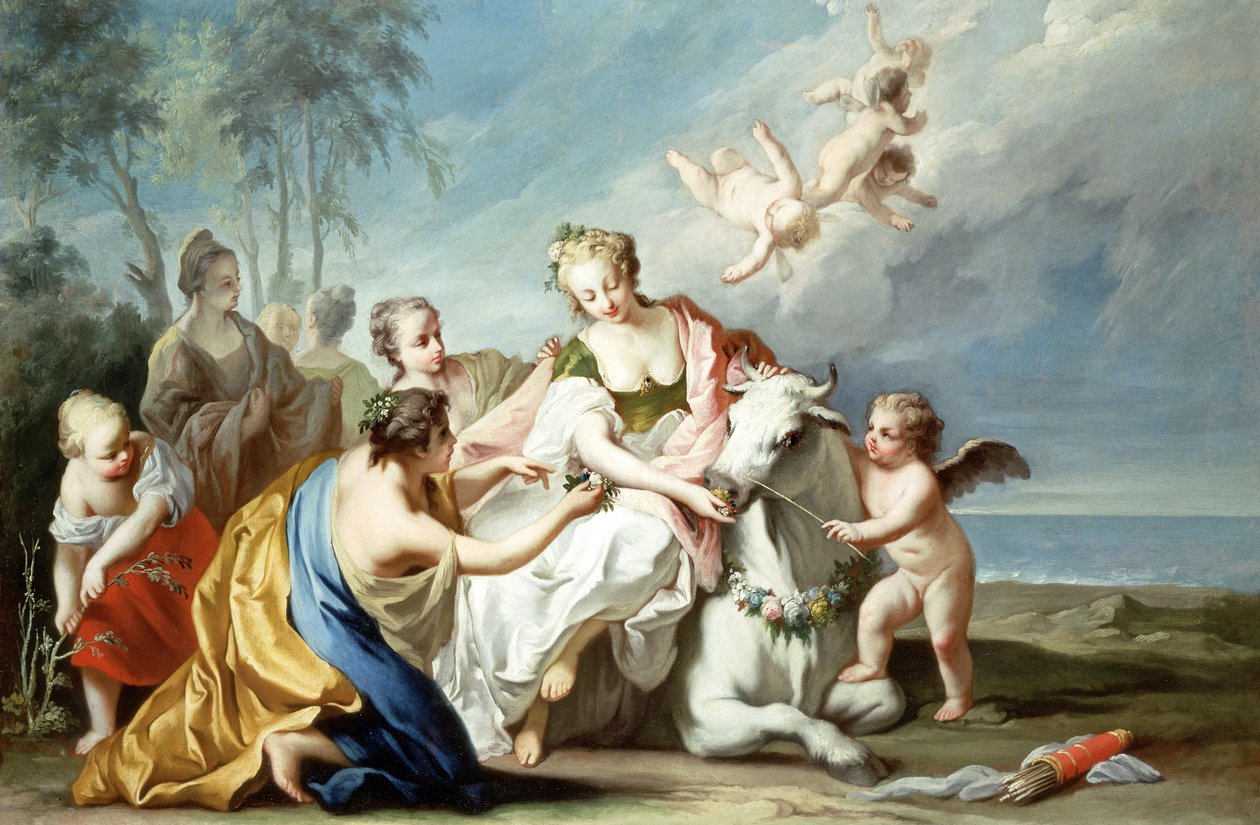 A violação da Europa de Jacopo Amigoni