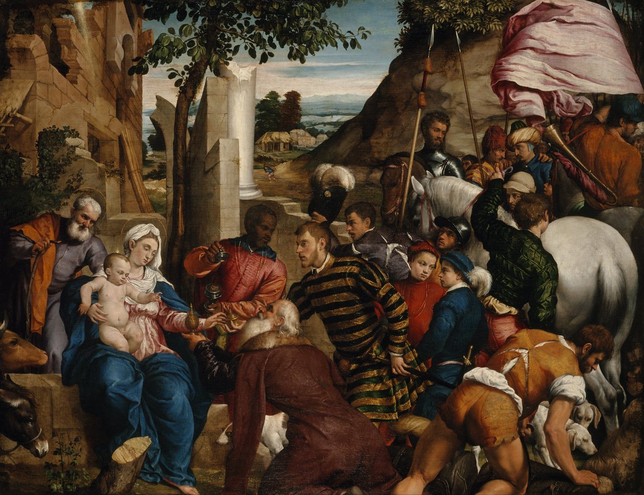 A adoração dos reis de Jacopo Bassano
