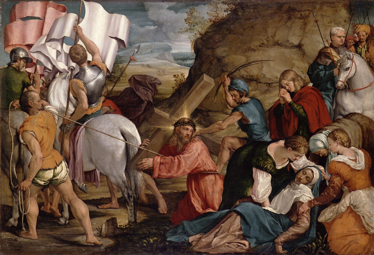 A Viagem ao Calvário, c.1540, de Jacopo Bassano