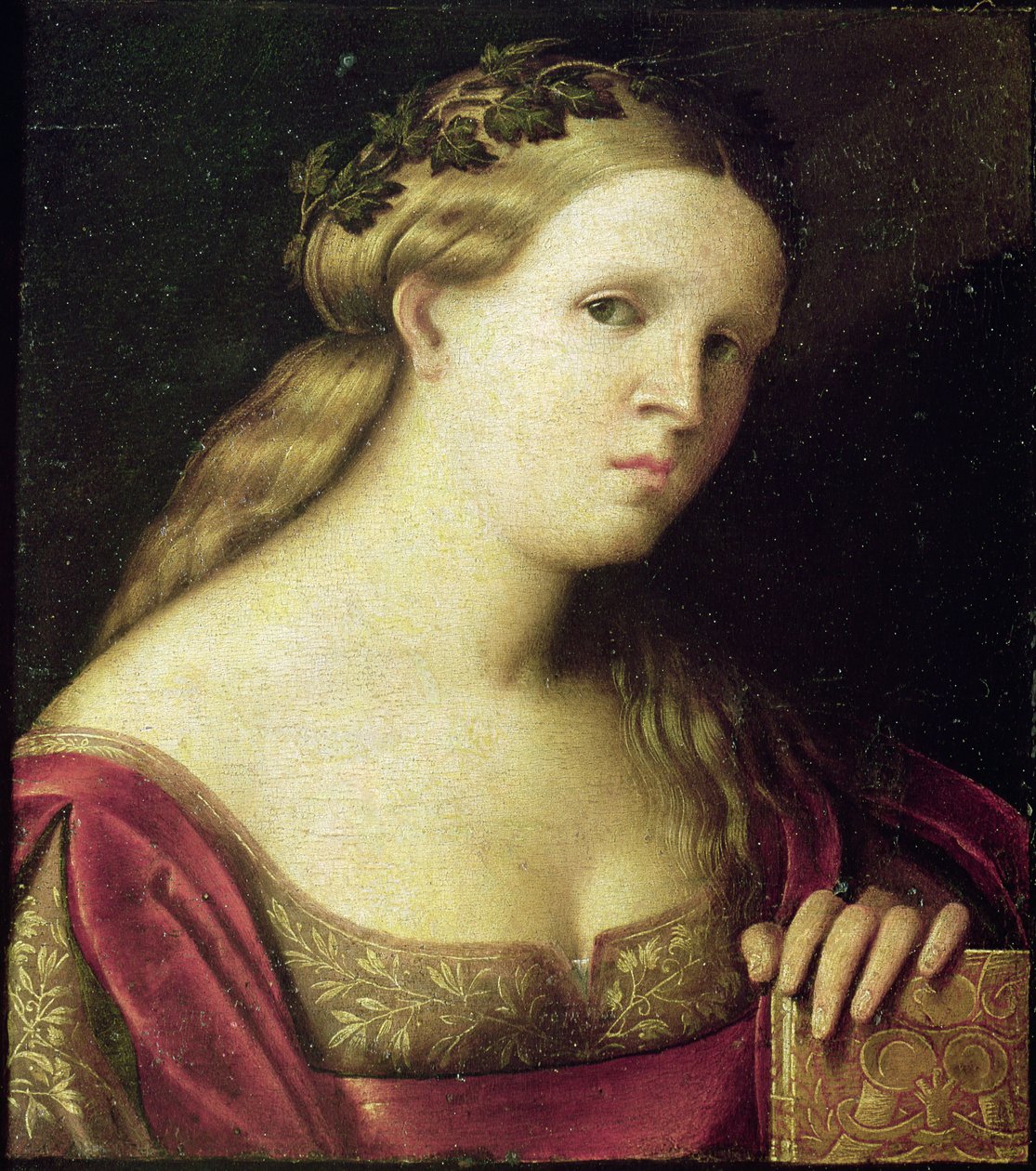 Retrato de um poeta de Jacopo Palma