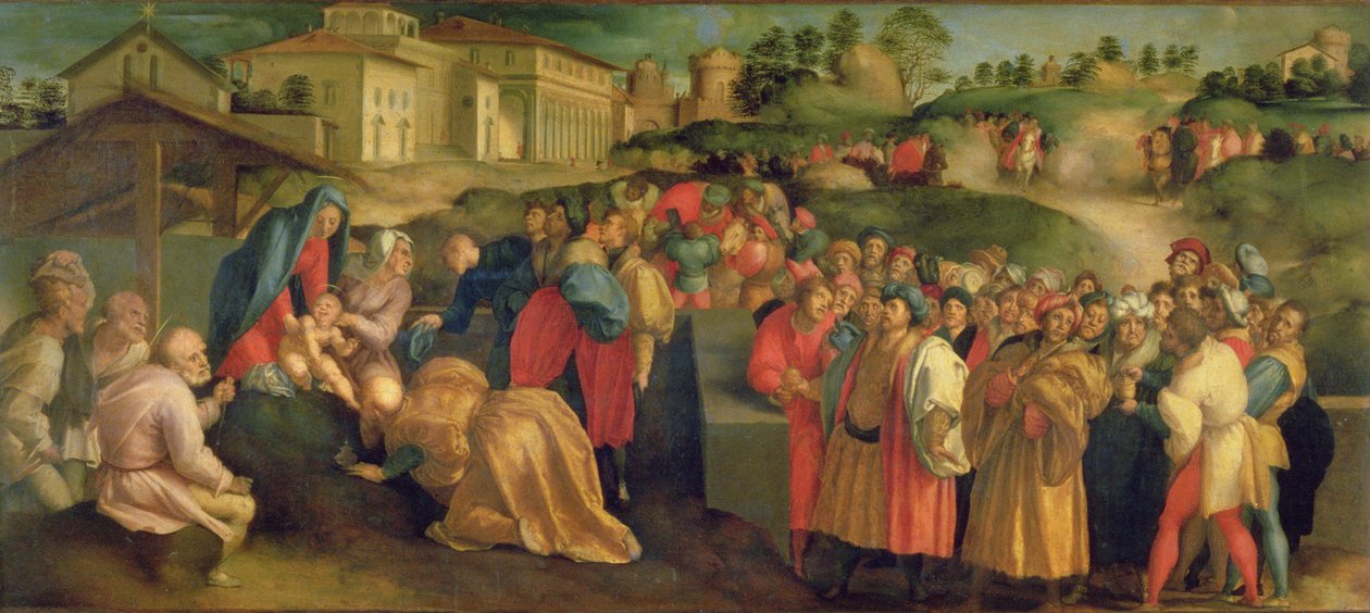 Adoração dos Magos de Jacopo Pontormo