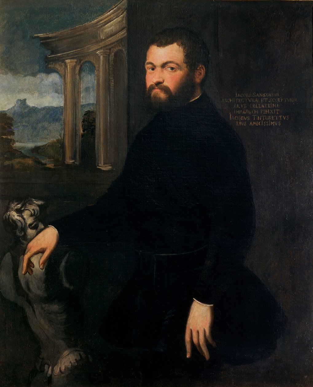 Jacopo Sansovino (1486-1570), originalmente Tatti, escultor e arquiteto de Estado em Veneza de Jacopo Robusti Tintoretto