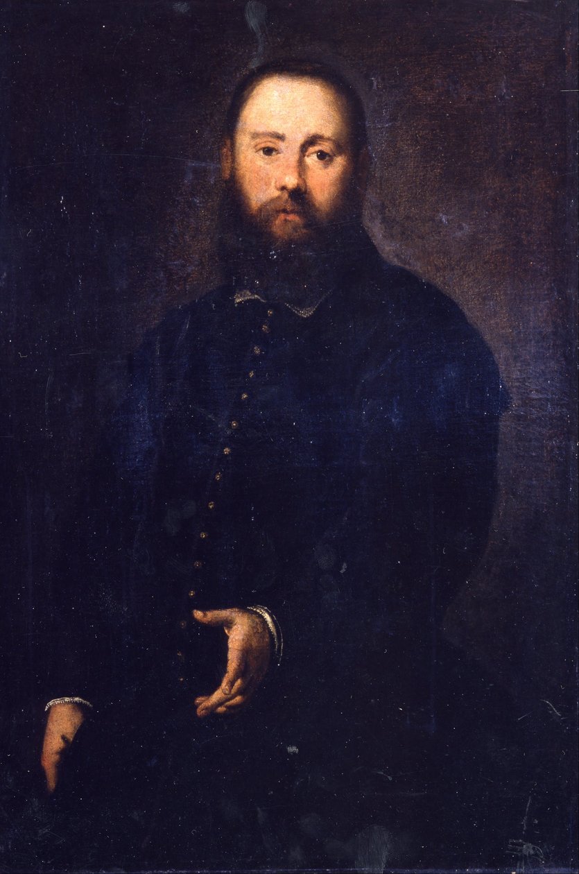 Retrato de um cavalheiro de Jacopo Robusti Tintoretto