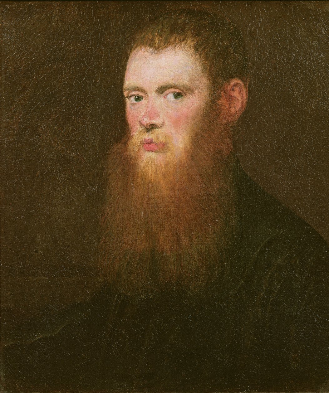 Retrato de um homem barbudo, pensado para ser Lorenzo Soranzo de Jacopo Robusti Tintoretto
