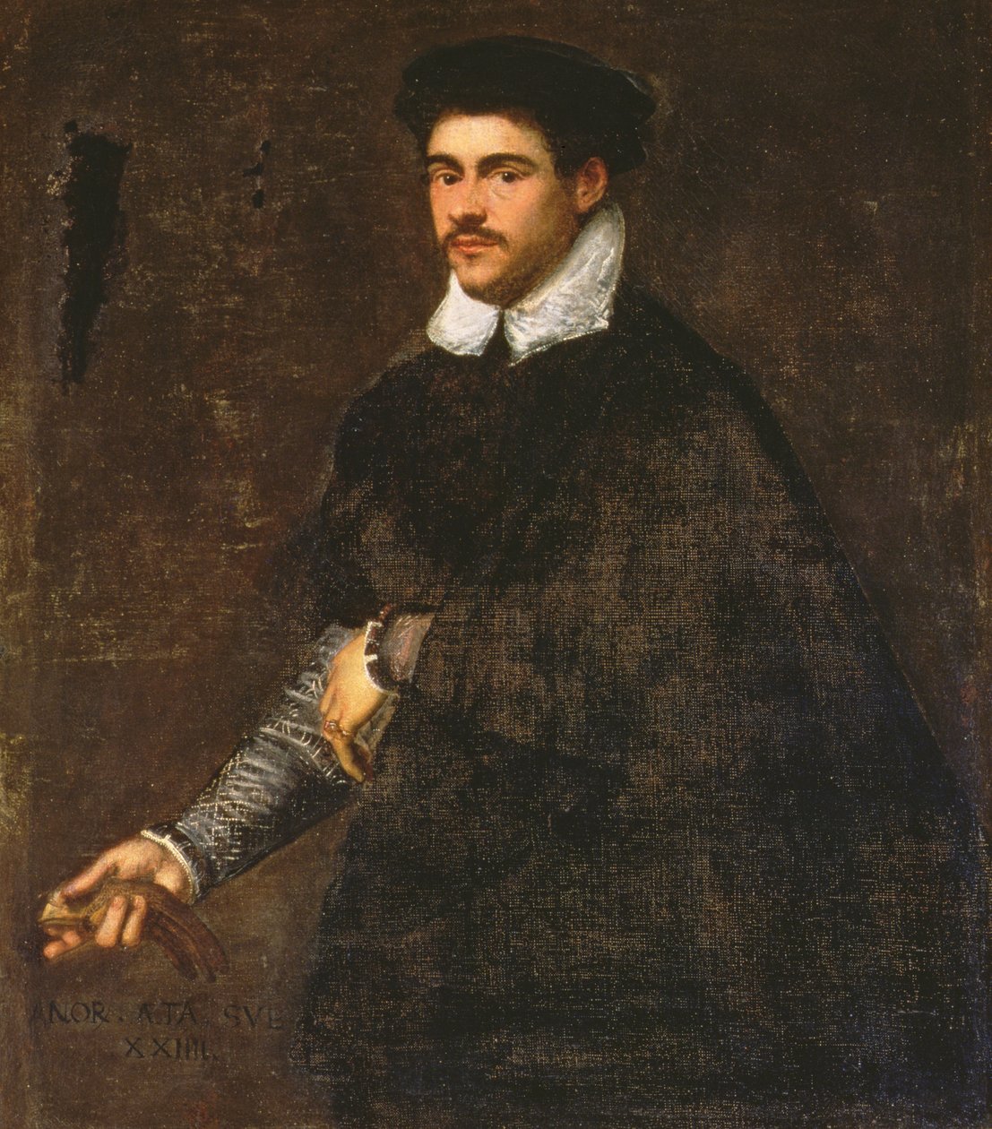Retrato de um jovem de Jacopo Robusti Tintoretto