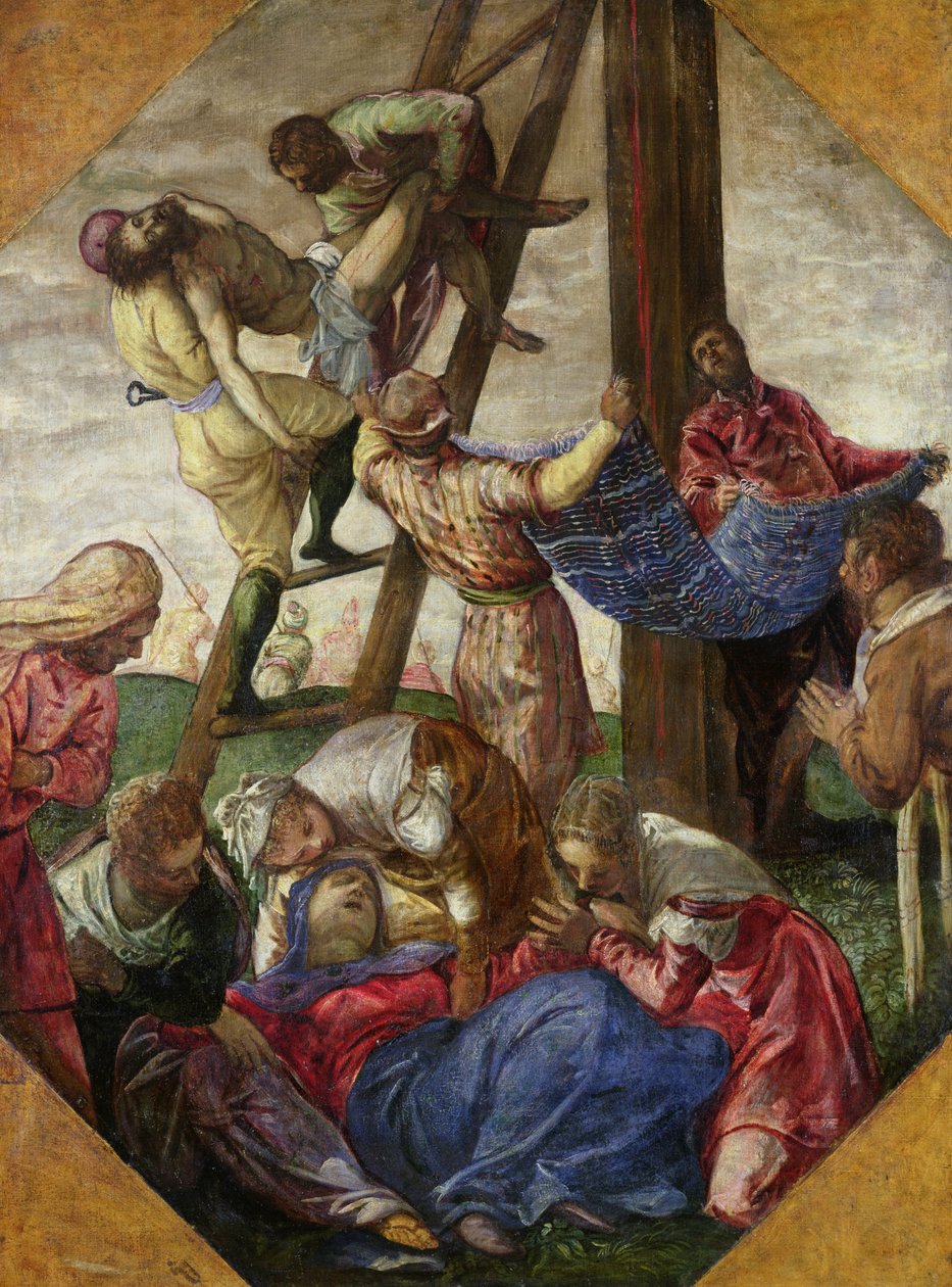A descida da cruz, c.1560-65 de Jacopo Robusti Tintoretto