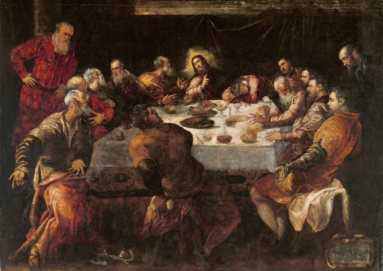 A última Ceia de Jacopo Robusti Tintoretto