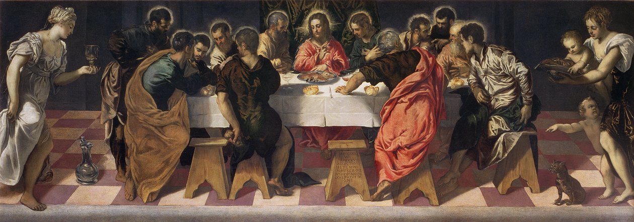 A última Ceia de Jacopo Robusti Tintoretto