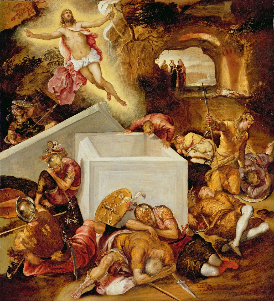 A ressurreição de Cristo de Jacopo Robusti Tintoretto