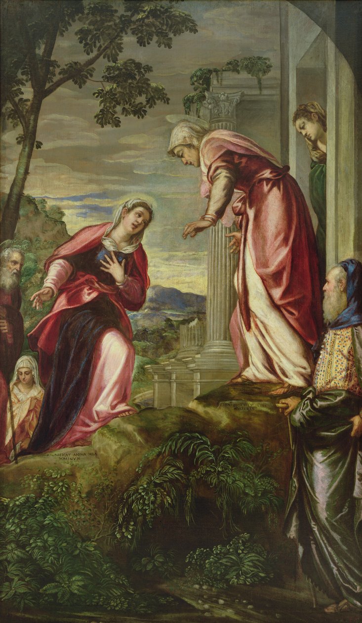 A Visitação, 1550 de Jacopo Robusti Tintoretto
