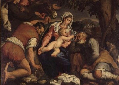 A Adoração dos Pastores de Jacopo Bassano