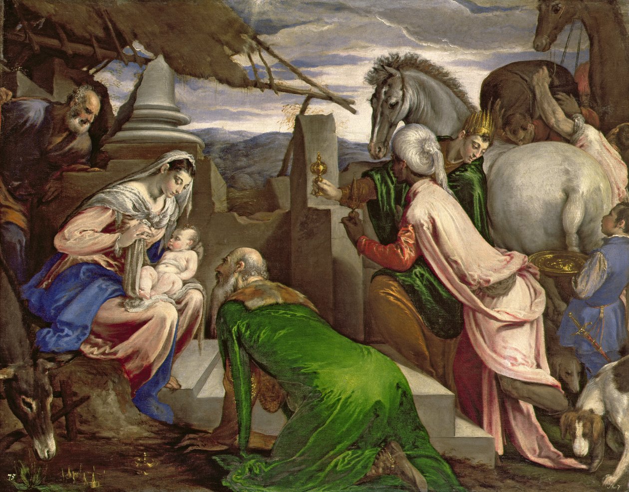 Adoração dos Reis Magos de Jacopo Bassano