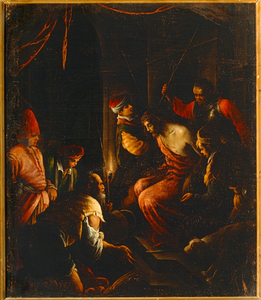 Coroação de espinhos (pintura) de Jacopo (1510-92) Bassano