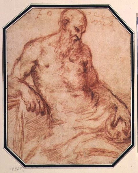São Jerônimo (sangue) de Jacopo Bassano