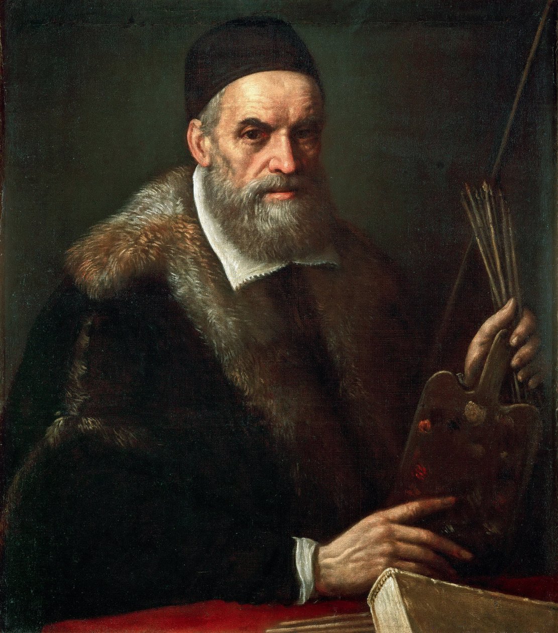 Barroco : Auto-retrato par Bassano, Jacopo, il vecchio (ca. 1510-1592) de Jacopo Bassano