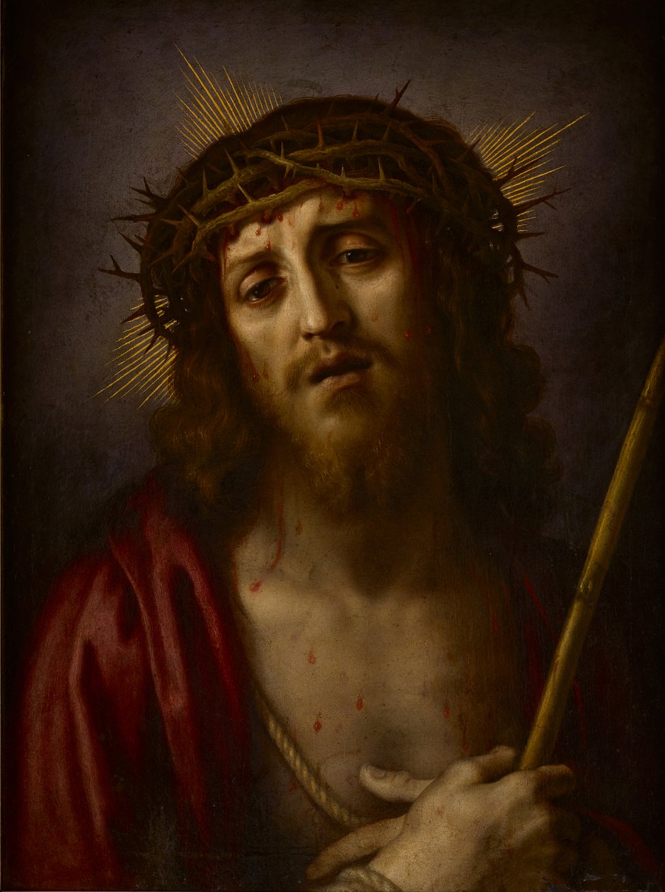 Ecce Homo (óleo sobre tela) de Jacopo (attr.to) Ligozzi