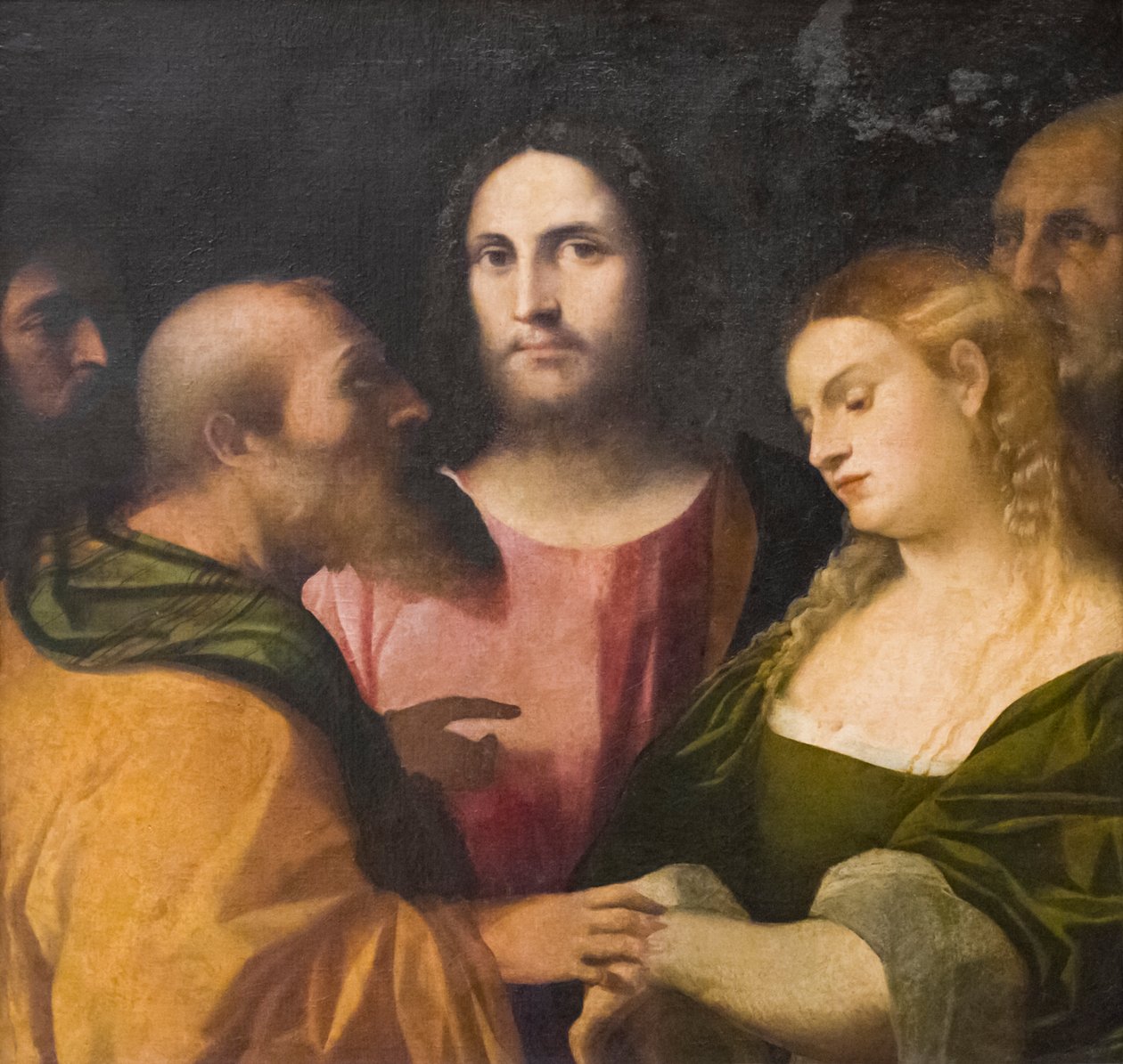 Cristo e a Adúltera de Jacopo (c.1480 1528) Palma