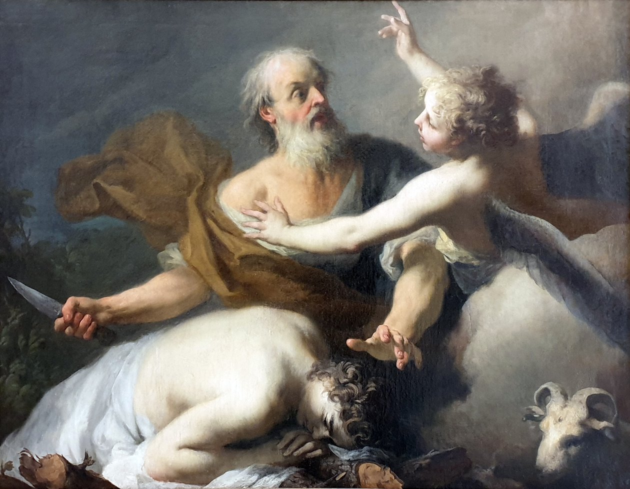 O sacrifício de Abraão de Jacopo Amigoni
